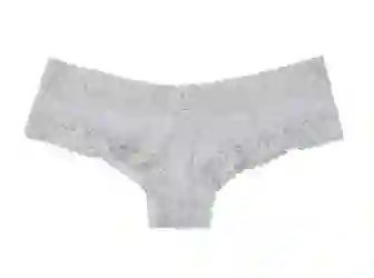 Panty Cheeky Talla S 3043 Gris Victorias Secret