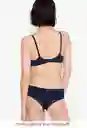 Panty Cheeky Talla S 3043 Navy - Victorias Secret