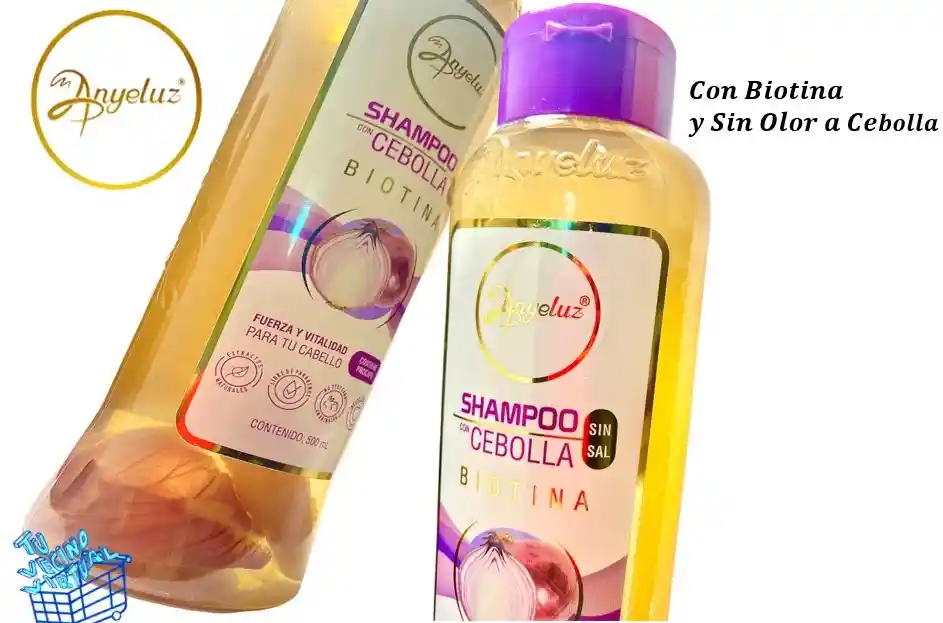  Shampoo De Cebolla + Terapia Capilar Tratamiento ANYELUZ 