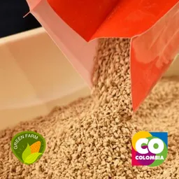Arena Para Gato De Maiz 100% Ecologica Producto Colombiano