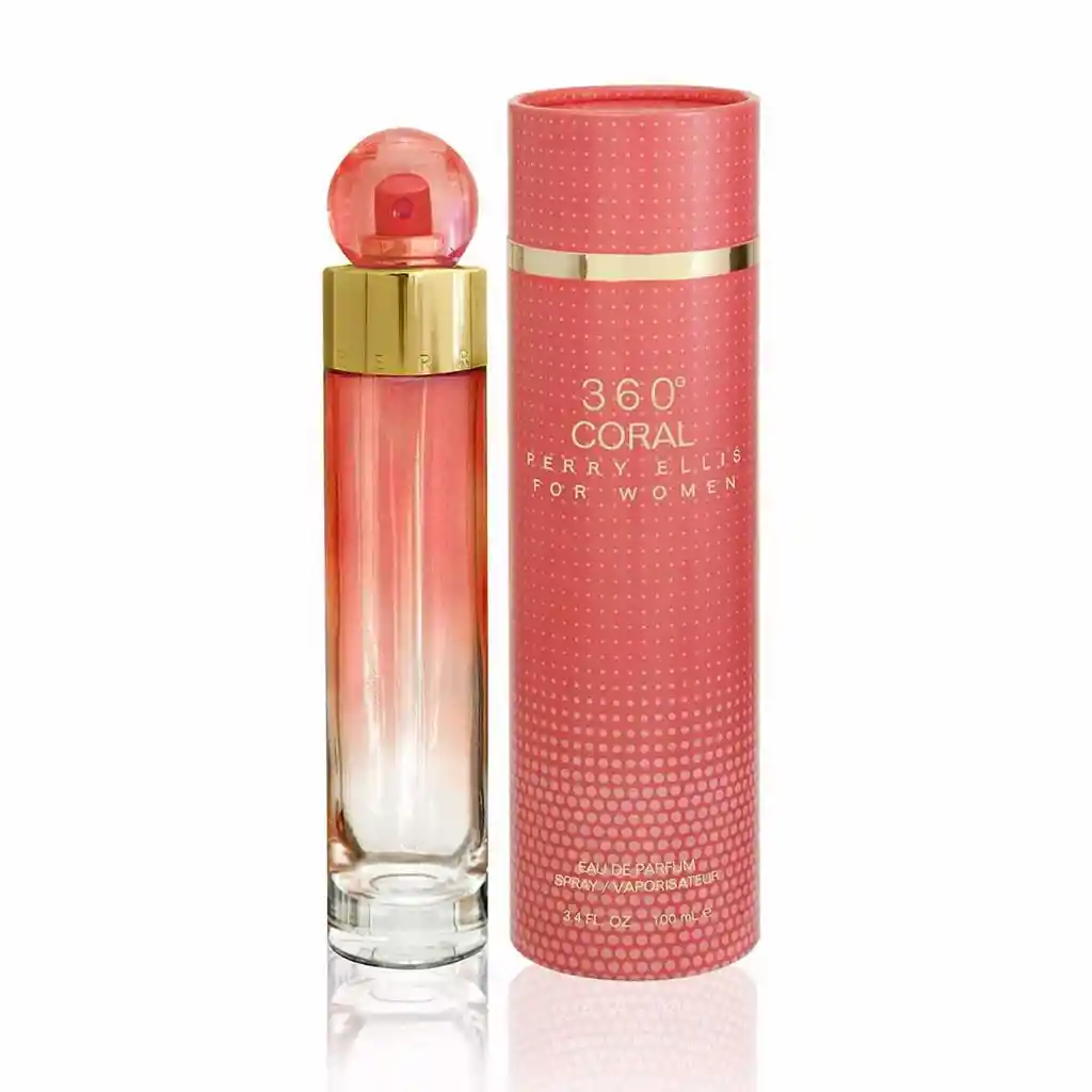 Loción Perfume 360° Coral Perry Ellis 100ml Edp Mujer Original Garantizada