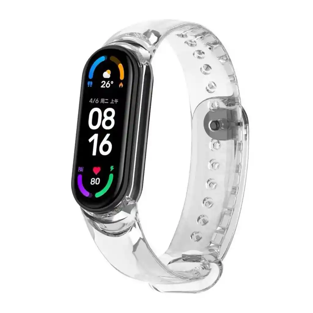 Pulsera Cambio De Color Para Mi Band 7 De Repuesto Correa