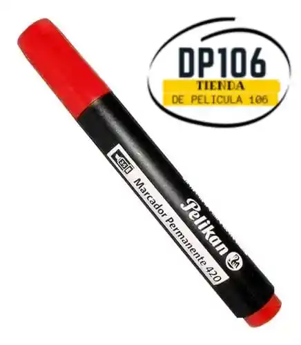 Marcador Permanente Rojo Pelikan X 1 Und