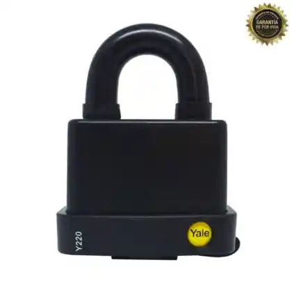 Candado Intemperie Encauchetado 71mm Alta Seguridad Yale