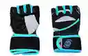 Guantes Gym Negro/azul Talla M Sportfitness