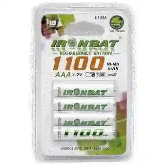 Pilas Baterías Aaa Recargables 1100 Mha X4 Blister