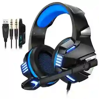 Audífonos Gamer Kotion G7500 Diadema Con Micrófono Usb Led