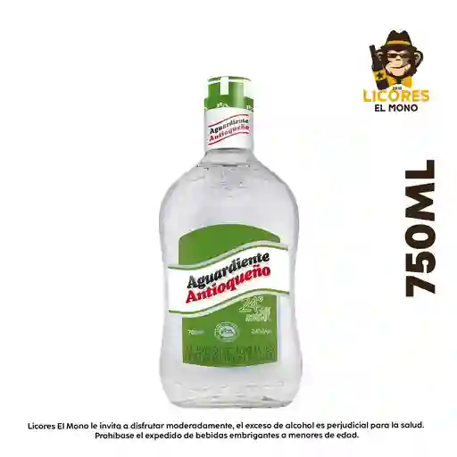 Aguardiente Antioqueño Verde 750 Ml