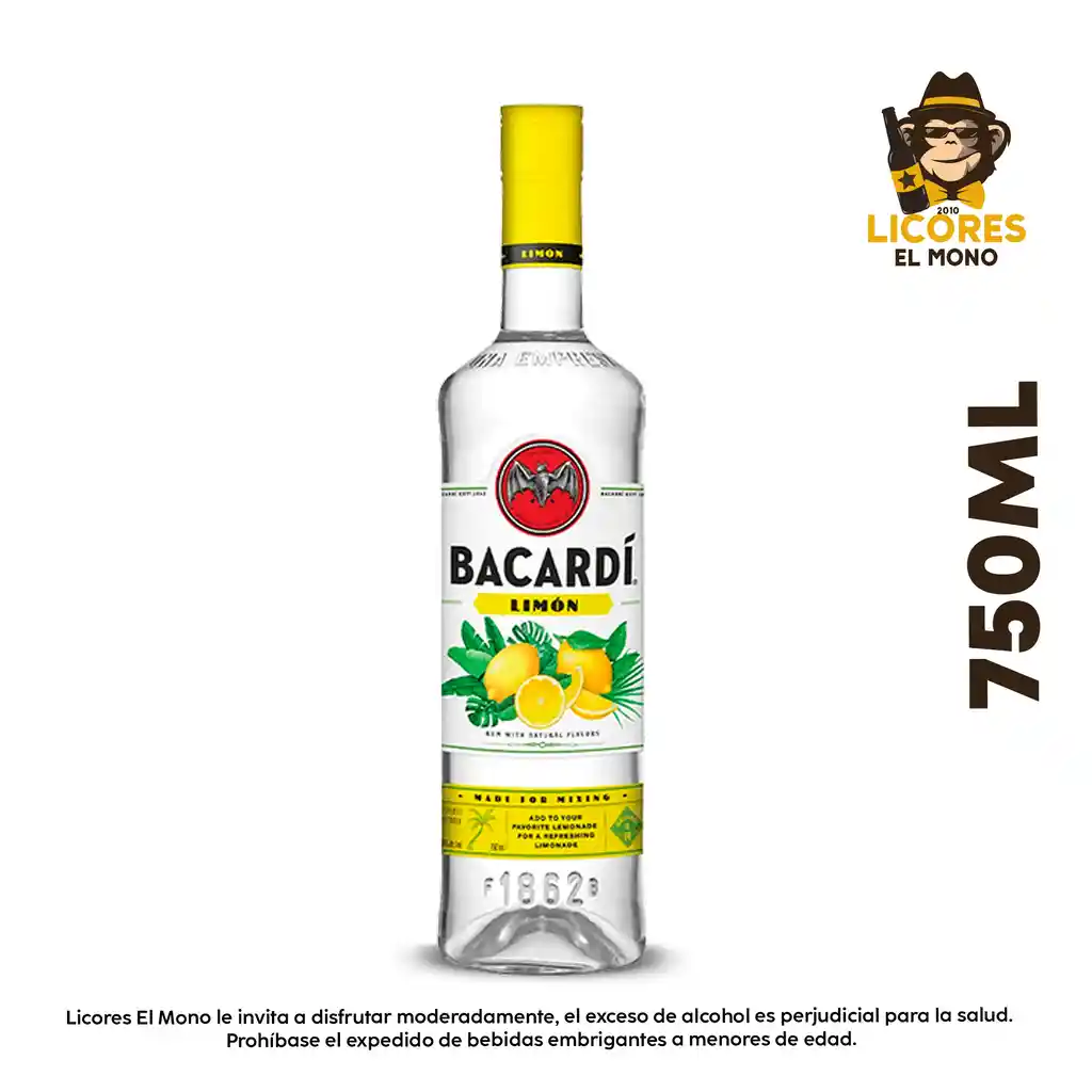 ron Bacardi limon 750 ml