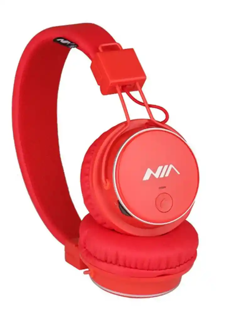 Audifono Bluetooth Nia Original X3 Micro, Sd Radio, Llamadas Rojos