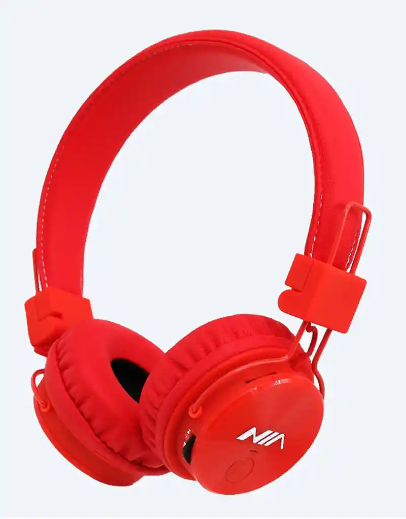 Audifono Bluetooth Nia Original X3 Micro, Sd Radio, Llamadas Rojos