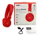 Audifono Bluetooth Nia Original X3 Micro, Sd Radio, Llamadas Rojos