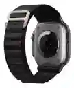 Correa Manilla Alpine Loop Para Apple Watch 42 44 45 49 Negra