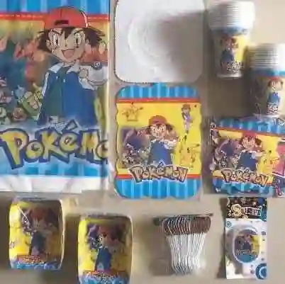 Kit Decoración Fiesta Cumpleaños Pokemon