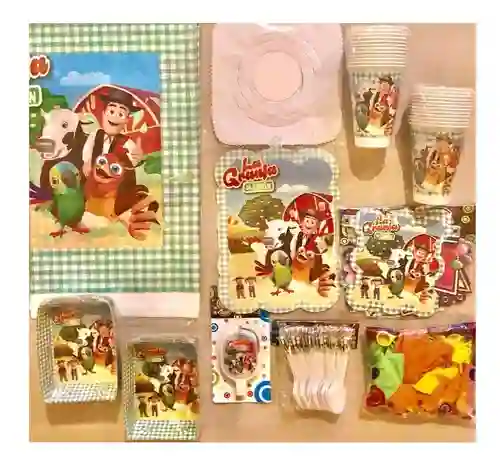 Kit Decoración Fiesta Cumpleaños Granja Zenon