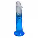 Dildo Consolador Color Degrade Genérico Gel Flexible Con Ventosa