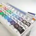 Pintura Al Óleo Unicolor, Tubo De 12 Ml Caja X 12 Colores