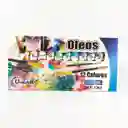 Pintura Al Óleo Unicolor, Tubo De 12 Ml Caja X 12 Colores