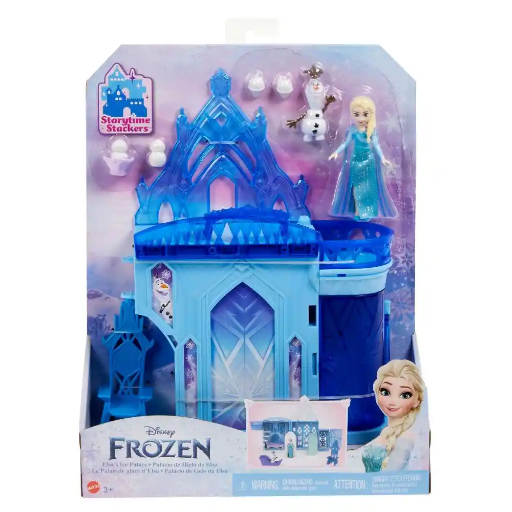 Disney Frozen Set De Juego Castillo De Hielo Elsa Apilable Mattel