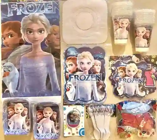 Kit Decoración Fiesta Cumpleaños Frozen