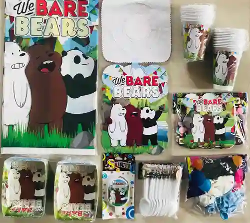 Kit Decoración Fiesta Cumpleaños Osos Escandalosos