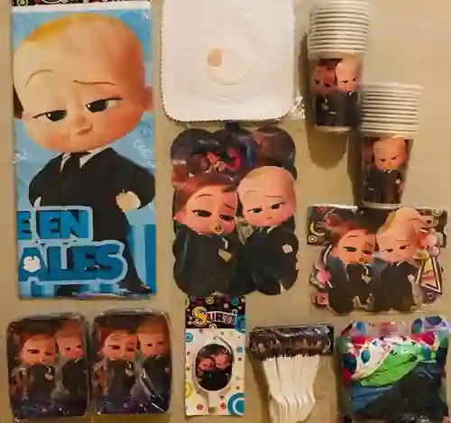 Kit Decoración Fiesta Cumpleaños Jefe En Pañales