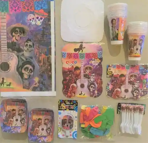 Kit Decoración Fiesta Cumpleaños Coco