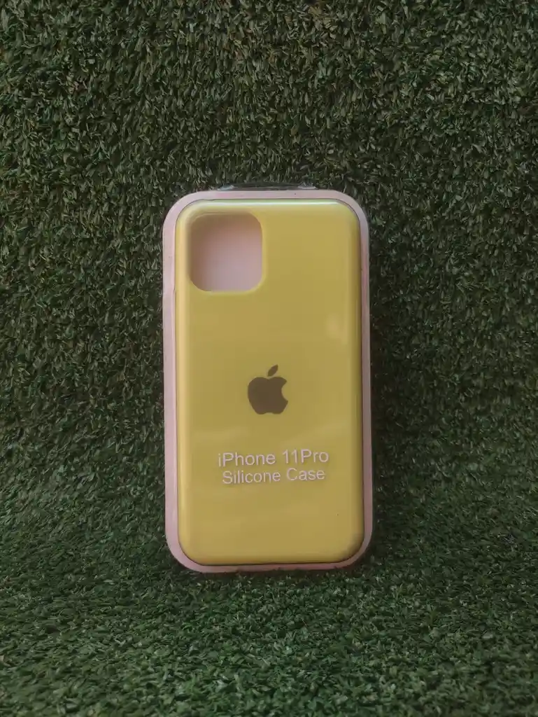 Iphone 11 Pro | Forro Protector| Silicone Case | Amarillo | Iphone | Carcasa | Funda | Anti Humedad