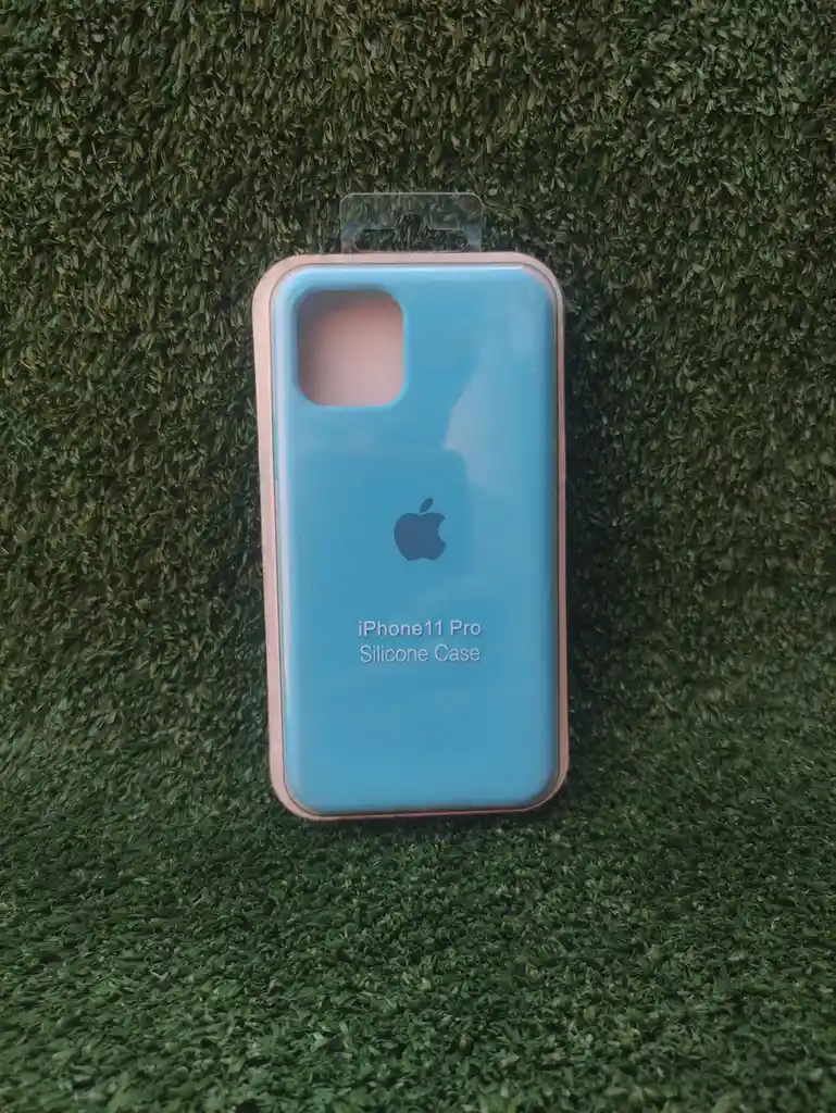 Iphone 11 Pro | Forro Protector| Silicone Case | Azul Capri | Iphone | Carcasa | Funda | Anti Humedad