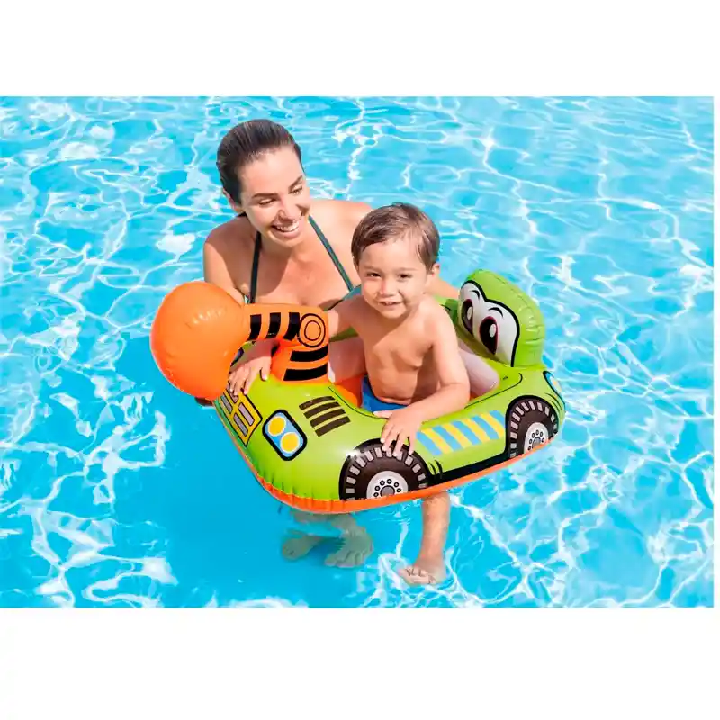 Flotador Inflable Avión Bombero Niños Intex Playa Piscina