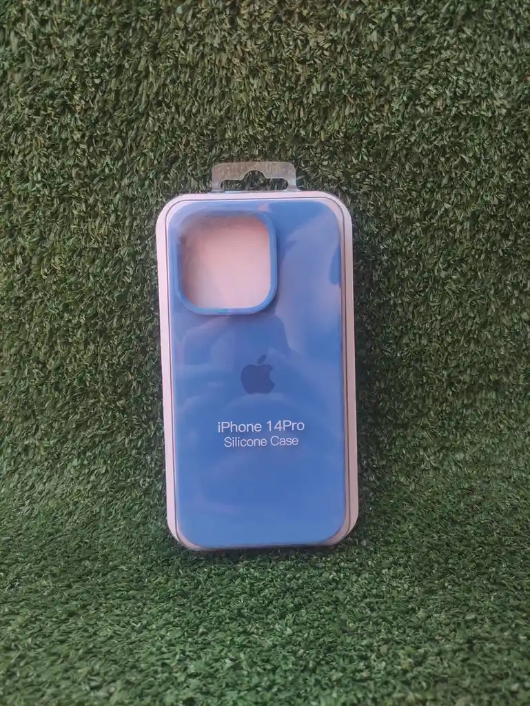 Iphone 14 Pro | Forro Protector| Silicone Case | Azul Francia | Iphone | Carcasa | Funda | Anti Humedad