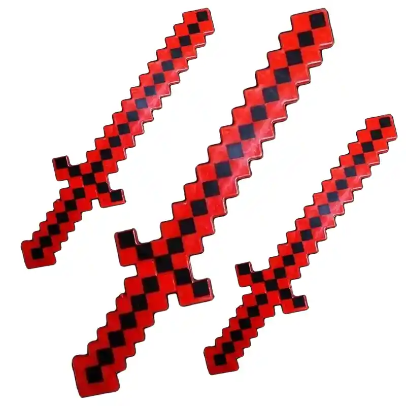 Juguete Espada Minecraft 59cm Niños Led Sonido Diszfras Colo