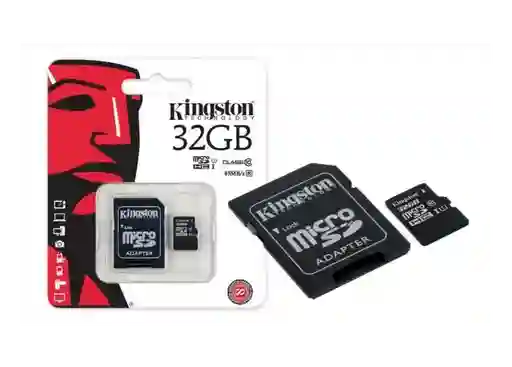 Memoria Kingston Micro Sd De 32 Gb, Clase 10, 100 Mb/s