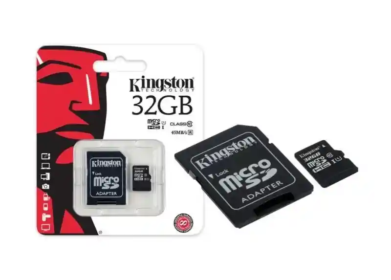 Memoria Kingston Micro Sd De 32 Gb, Clase 10, 100 Mb/s