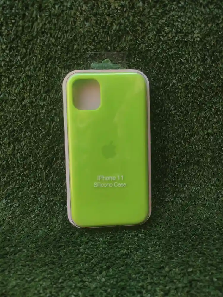 Iphone 11 | Forro Protector| Silicone Case | Verde Cartuja | Iphone | Carcasa | Funda | Anti Humedad