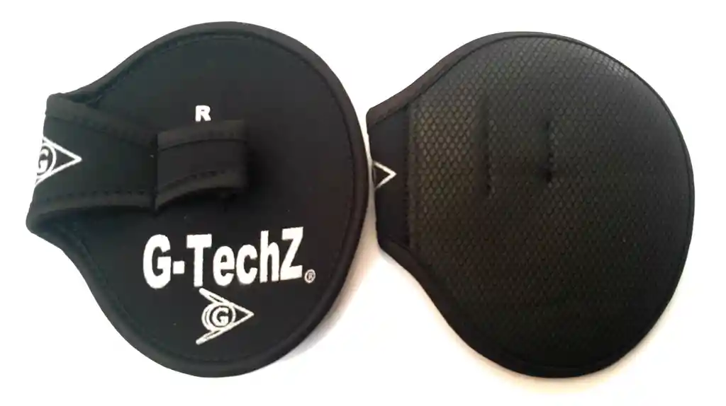 1 Par Manillas Calleras Protectores De Mano Para Pesas Gtechz - Negro