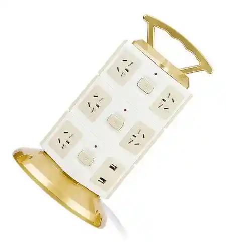 Multitoma Vertical De 5 Metros Con Enchufes Eléctricos