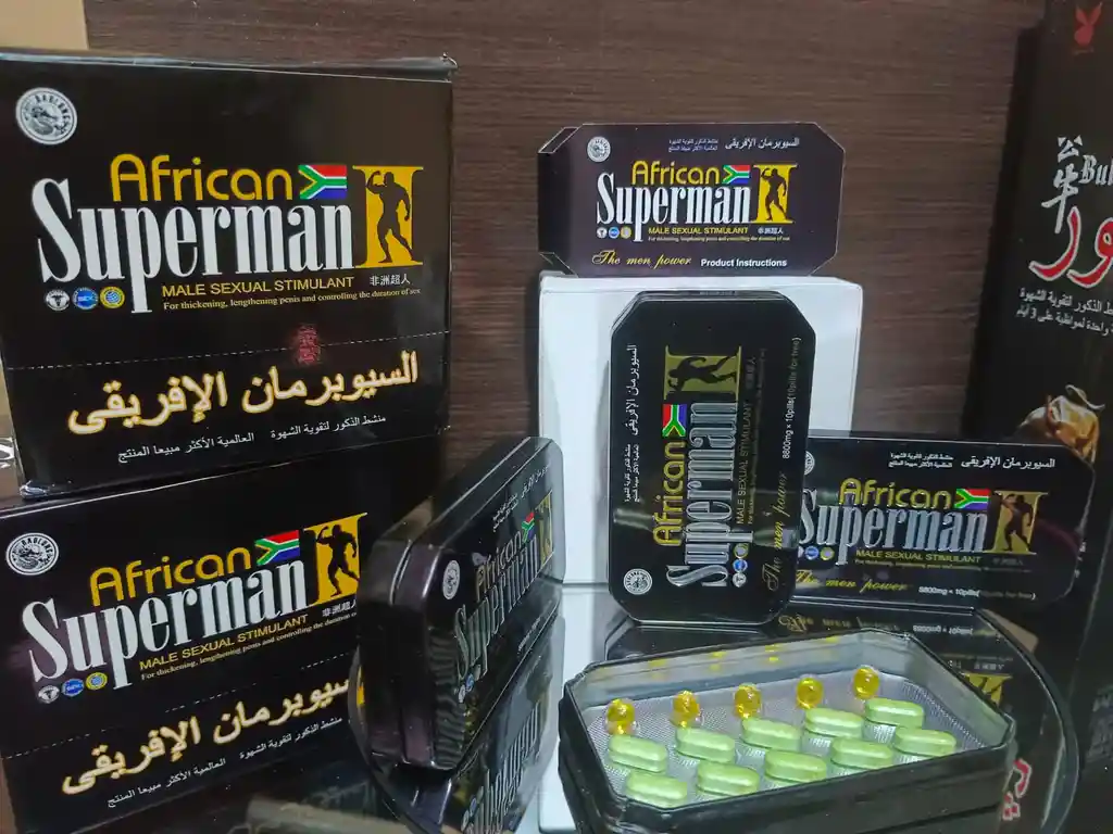 Superman Africano Potenciador Masculino