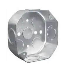 Caja Octagonal Metalica Economica