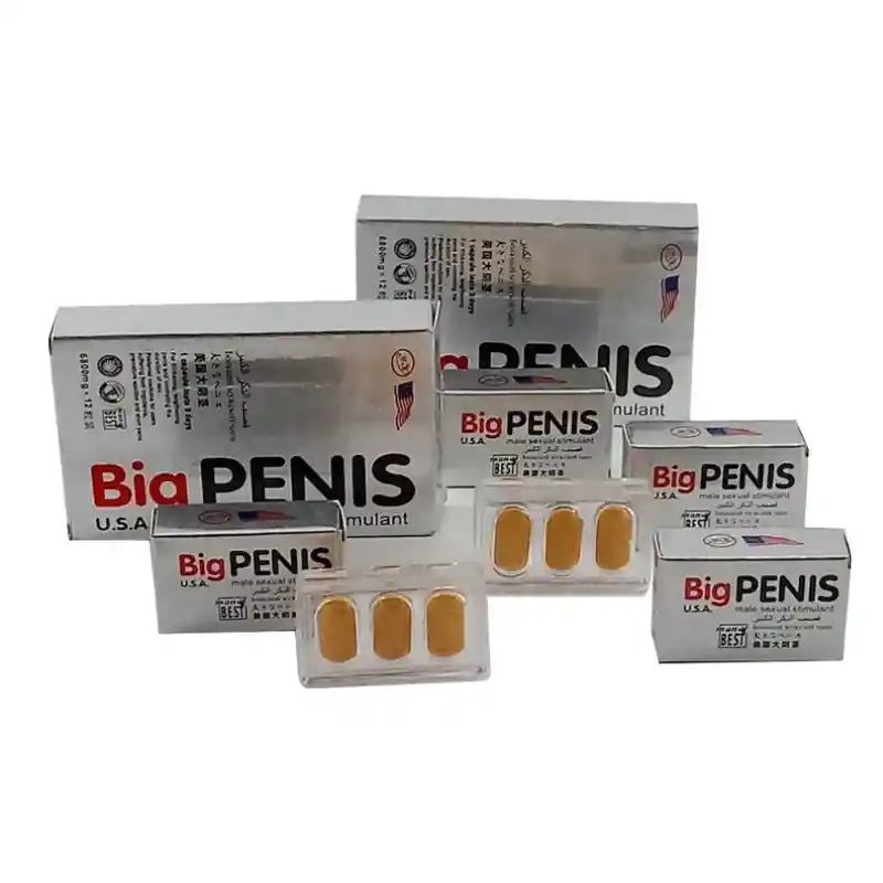 Potenciador Sexual Masculino Big Penis *12 Pastillas