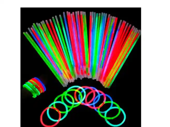 Manillas Neón X 50 Brillantes Fiesta Pulsera Copa Hora Loca