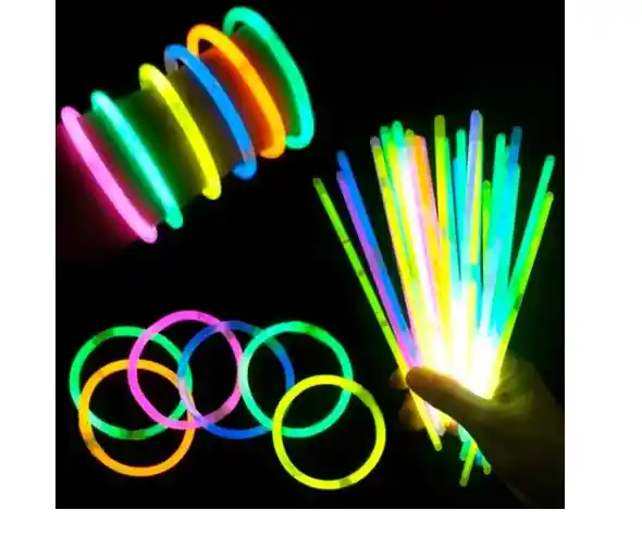 Manillas Neón X 50 Brillantes Fiesta Pulsera Copa Hora Loca