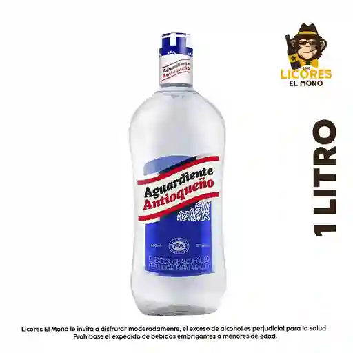 Aguardiente Antioqueño Azul 1 Litro