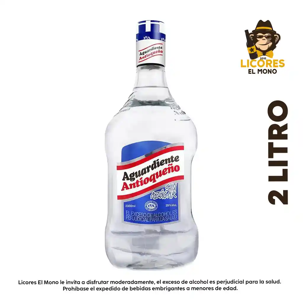 Aguardiente Antioqueño Azul Garrafa