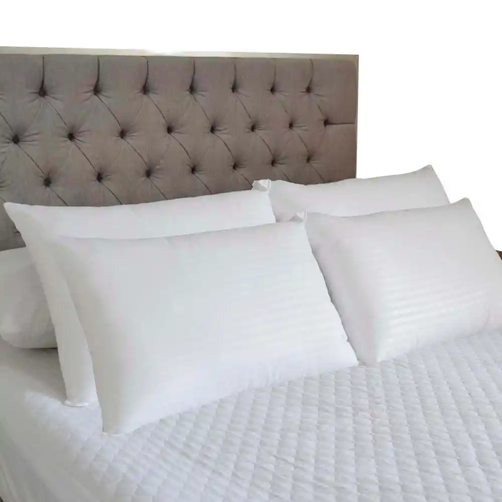 Set X 4 Almohadas Siliconadas 65x45cm Hogareto Blanco