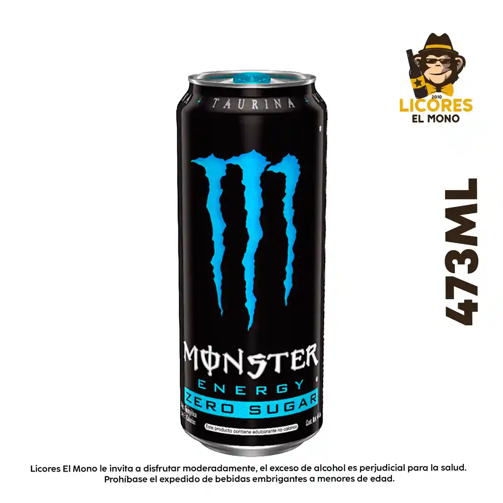 Monster Zero Sugar 473 Ml