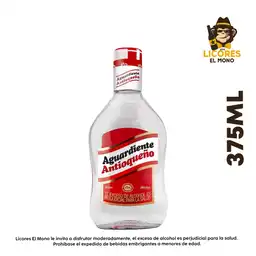 Aguardiente Antioqueño Rojo 375 Ml