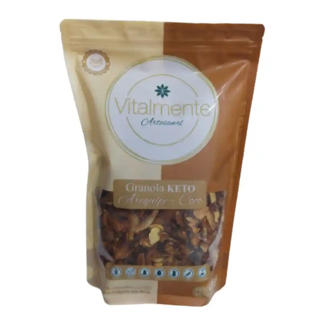 Granola Keto Arequipe Coco 400gr (vitalmente)	