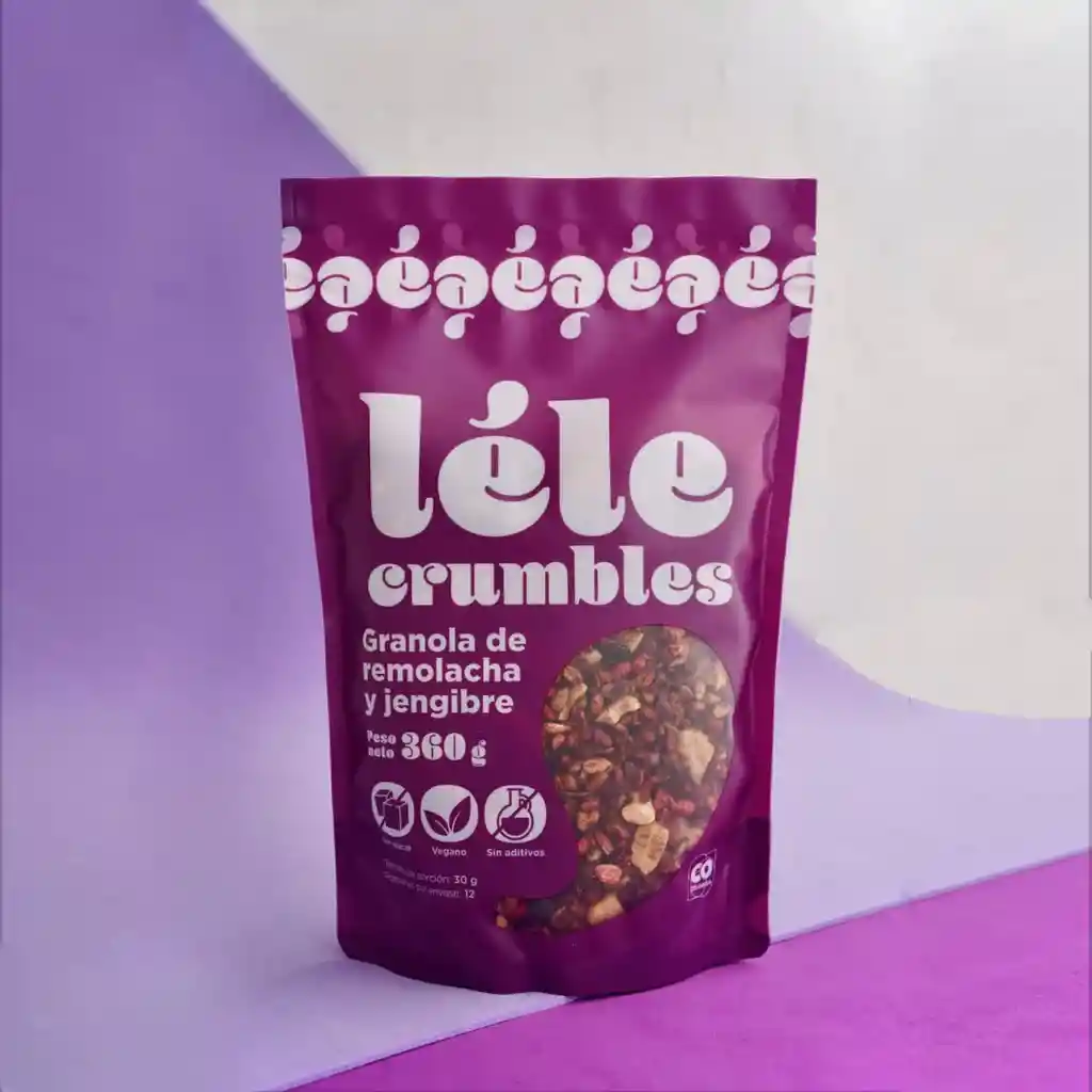 Granola Remolacha Jengibre - Lele Crumbles 360g