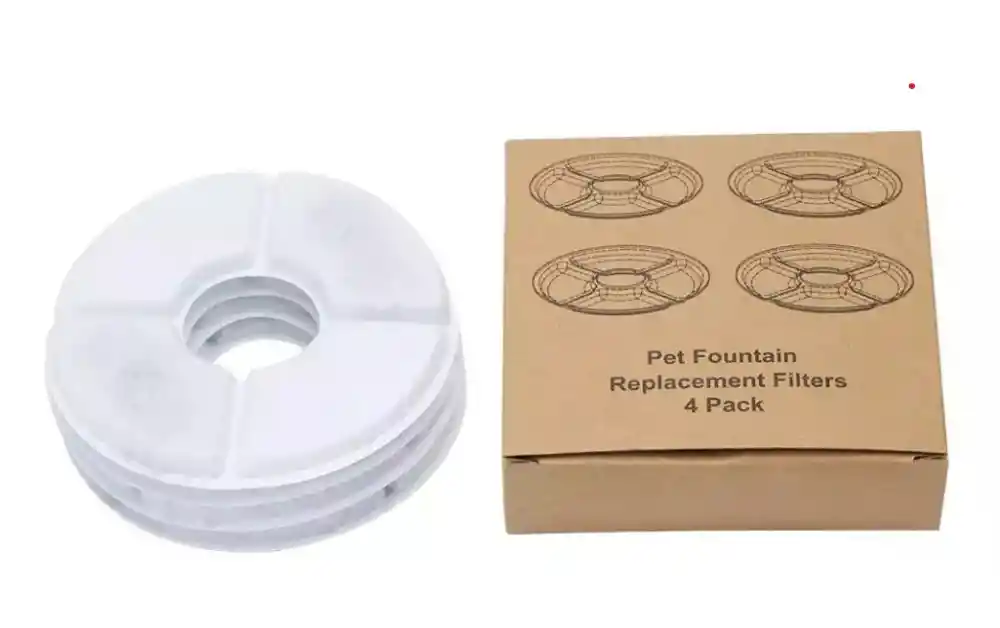 Filtro Redondo Para Fuentes De Agua X 4 Unidades